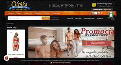Desktop Screenshot of hurtownia-olenka.pl